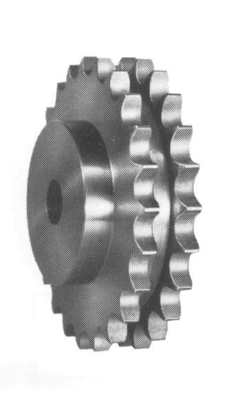 KETTENRÄDER F. DUPLEXROLLENKETTE 3/8" (06B-1), 19 ZÄHNE