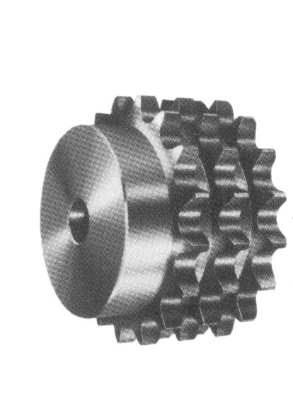 KETTENRÄDER F. TRIPLEXROLLENKETTE 3/4" x 7/16" (12B-3), 28 ZÄHNE