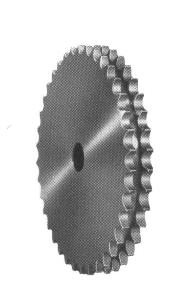 KETTENRADSCHEIBE F. DUPLEXROLLENKETTE 3/8" x 7/32" (06B-2), 12 ZÄHNE